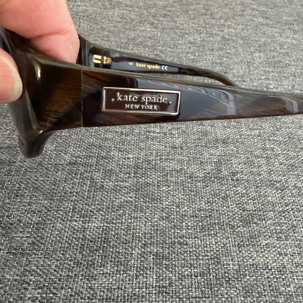 Kate Spade Brown Diana/S Rectangle Sunglasses and Case FA6 Y6 54.17 120 1-3